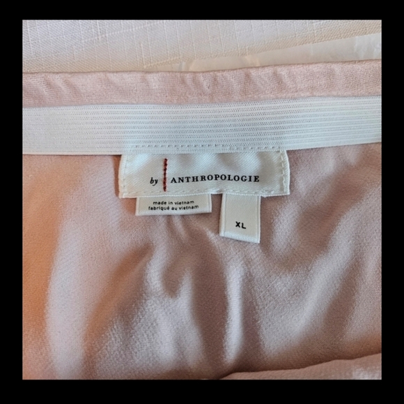 Anthropologie The Tilda Pink Maxi Slip Skirt Pull On - Picture 5 of 6